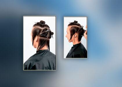 Деление волос на зоны: проборы, схемы, фото
